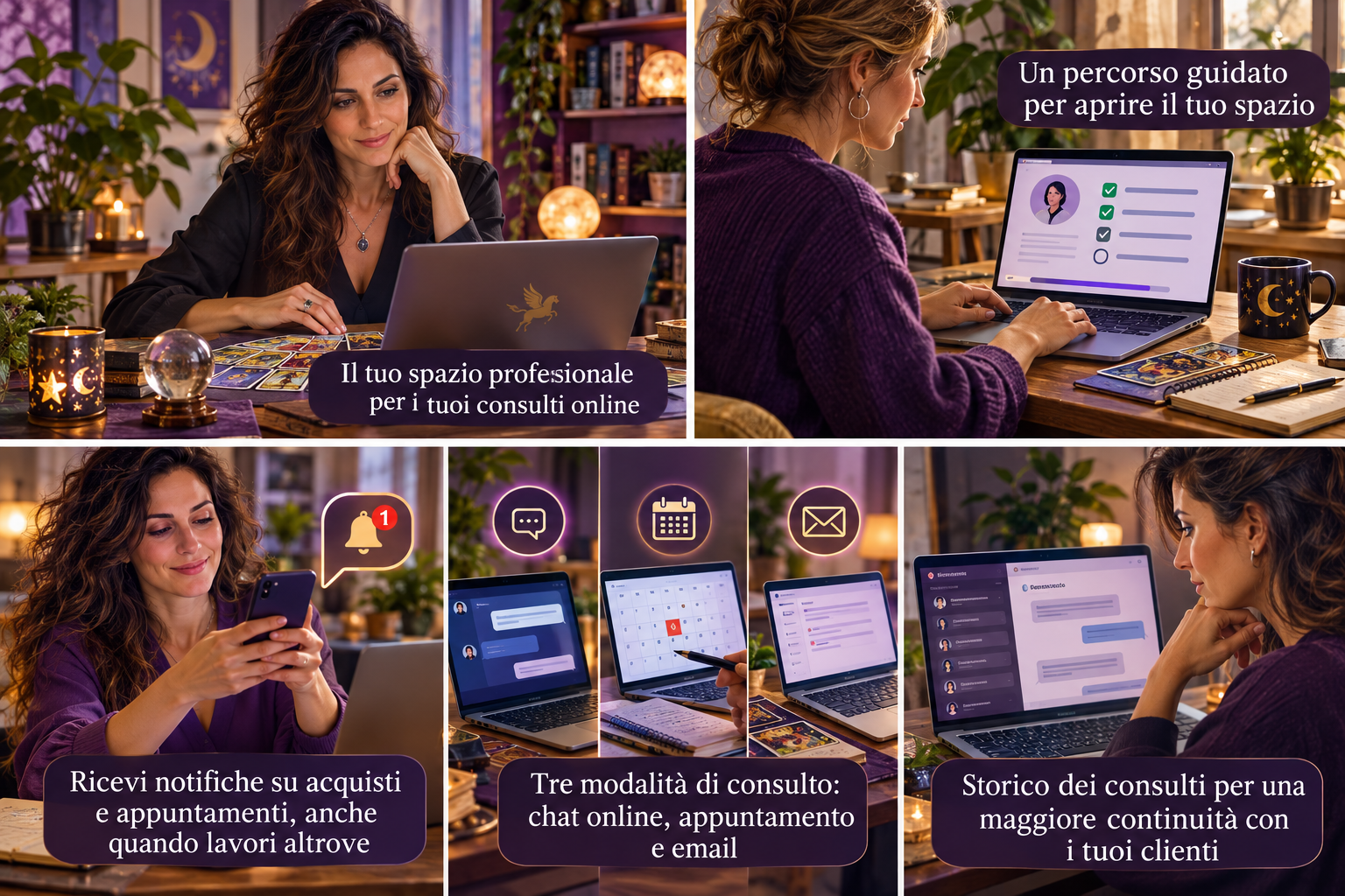 Consulti di cartomanzia online via chat, appuntamento ed email
